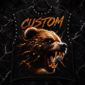 Débardeur personnalisé avec impression DTG graphique en strass, 100% coton jersey, vintage, sans manches, unisexe, OEM, vente en gros, mode, anti-UV - Product Image 1