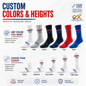 Calcetines deportivos de punto para hombre al por mayor, con suela acolchada de rizo, que absorben la humedad, para correr, MOQ bajo - Product Image 1
