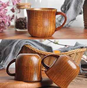 Taza de madera de calidad superior 100% para cerveza, agua, leche, para uso doméstico y en restaurantes, taza de madera para café y té, precio al por mayor. - Product Image 4