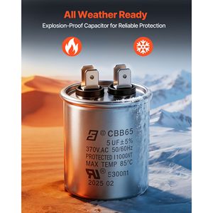 Motore Ventilatore Condensatore 1/8HP 825RPM con Condensatore 208-230V, Ricambio per Sistemi HVAC GE Genteq Carrier Bryant Payne - Product Image 3
