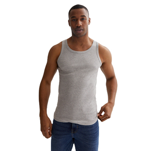 Débardeur de sport en coton tricoté personnalisé avec logo pour hommes et femmes, style streetwear, vente en gros - Product Image 1
