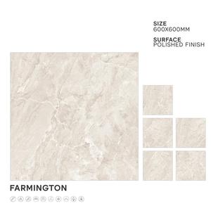 Dinova Brown 60x60cm Baldosas pulida de porcelana vitrificada China Manufacturer's Glossy 600x600mm Design Precio barato Venta - Product Image 4