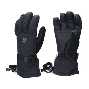 Gants en cuir chauffants imperméables et coupe-vent pour hommes et femmes, pour le ski, le cyclisme, avec batterie rechargeable pour l'hiver - Product Image 1