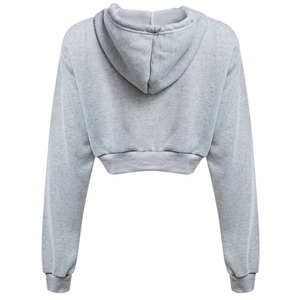 Sudadera con capucha oversize de forro polar de poliéster/algodón, antiarrugas, antiprogresión, teñido liso, para mujer, de invierno, informal, de punto, con cuello alto - Product Image 6
