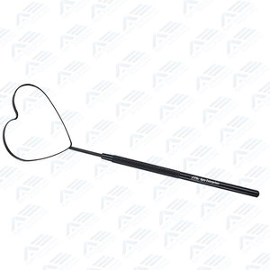 Espejo para Pestañas con Forma de Instrumento Quirúrgico Estilo Dental, Espejo para Extensión de Pestañas de Marca Privada, Mango Negro - Product Image 3