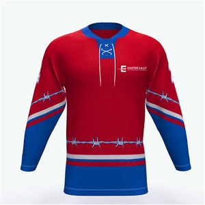 Maillot de hockey sur glace surdimensionné pour jeunes, fabriqué au Pakistan, vêtements de sport, maillot de hockey sur glace - Product Image 1
