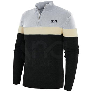 Popular Style Half <b>Zip</b> Top New Stock Custom Logo Half <b>Zip</b> Top Lightweight Fabric For Comfort - Product Image 2
