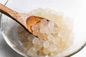 Perlas de Konjac con Sabor 3Q, Listas para Comer, Boba de Gelatina de Konjac, Sabor Original Oolong, Caramelo y Melocotón - Product Image 5