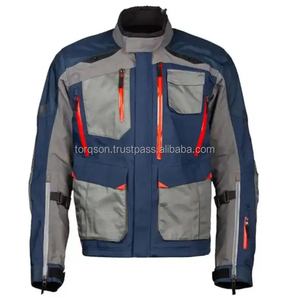 Veste en nylon pour moto personnalisée avec coque extérieure durable, poignets ajustables, plusieurs poches et design moderne pour les motards - Product Image 2