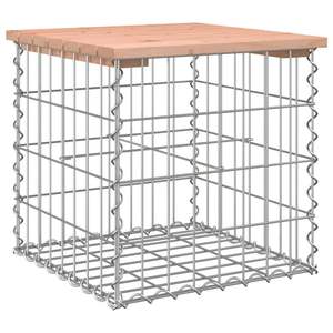 Banco de Jardín de Madera Natural Color Plateado, Bancos para Patio - Product Image 2