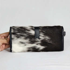Cartera Corta Unisex de Cuero Genuino de Vaca, con Cierre a Presión Antirrobo, Estilo Vintage Hecha a Mano, para Uso Diario, Multifuncional - Product Image 2