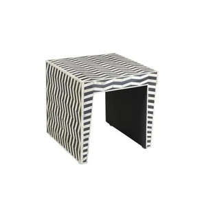 Handmade Modern Design Bone Inlay Ottoman Drum Table Side <b>Stool</b> Living Room Furniture for <b>Bedroom</b> Workshops Faiza Craft - Product Image 6