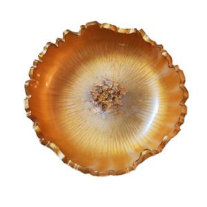 ชามเรซิ่นเคลือบสีคุณภาพดีจาก BINSADIQ CRAFTS ผลิตจากวัสดุธรรมชาติ ทนทาน สวยงาม เหมาะสำหรับใช้ในครัวและร้านอาหาร - Product Image 1