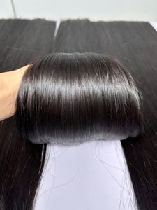 ¡Venta al por mayor! Cabello negro natural 100% cabello humano vietnamita crudo Sin enredos Sin desprendimiento Se puede peinar y muchos colores - Product Image 4