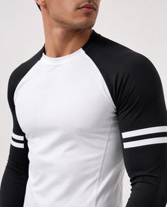 Rashguard à manches longues pour homme, qualité supérieure, séchage rapide, en Spandex et Polyester, vêtement d'extérieur - Product Image 3