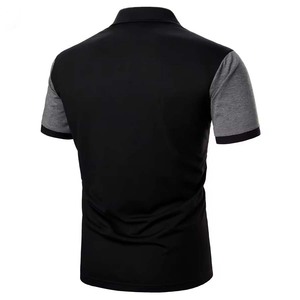 Chemises pour hommes 100% coton, logo brodé, manches courtes, polos unis pour hommes, polos pour hommes grandes tailles - Product Image 5