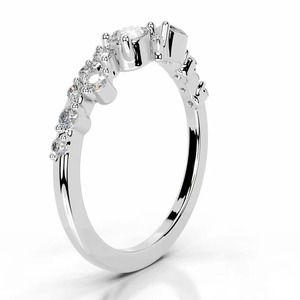 Anillo de Boda con Diamante Cultivado en Laboratorio Diamora, Certificado por IGI - Product Image 3