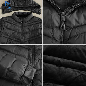 Chaqueta de Invierno para Hombre al por Mayor, Chaqueta Acolchada Ligera, Chaqueta con Capucha, Cálida, Resistente al Viento, Informal para Exteriores - Product Image 3