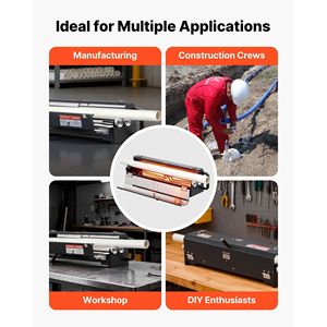 1/2\" 2\" Electric PVC Conduit <b>Heater</b> 1200W Rapid Heating <b>Pipe</b> Bending Tool Carrying Handle for DIY Enthusiasts Construction - Product Image 6