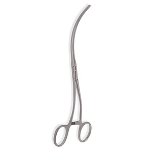 Pinza Vascular Curva DeBakey con Mordazas Atraumáticas y Vástago Curvo de Acero Inoxidable, 7.25 pulgadas (18.5 cm), Instrumento Quirúrgico Reutilizable - Product Image 2