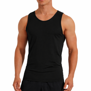 Débardeur en coton pour homme 220GSM |   Débardeur de sport sans manches |   Vêtements décontractés respirants pour l'été |   Fabricant OEM - Product Image 5