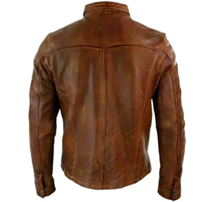 T-shirt en simili cuir pour homme, chemise en cuir brillant et doux à col rabattu, streetwear, chemise en cuir tendance pour homme - Product Image 3