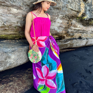 Nouveau Design Sarongs Pareo Rayon Unique Peint À La Main Fabriqué À L'origine À Bali Par Artisans Balinais Meilleure Qualité Rayonne 2025 - Product Image 6