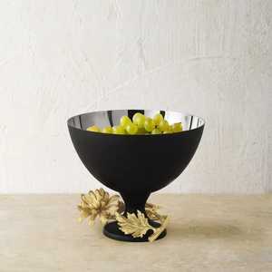Luxury Textured Gold Metal <b>Round</b> Bowl Geometric Engraved Brass Serving Basin <b>Table</b> <b>Top</b> Centerpiece Fruit Tray Supplier - Product Image 6