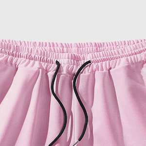 Pantalones Cortos Casuales de Lona Tejida para Hombre, con Estampado de Letras y Números Personalizados, Cintura Media, 100% Algodón, Tela de Felpa, Suministro ODM - Product Image 3