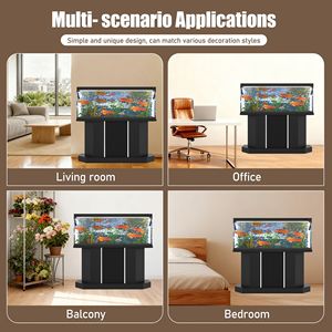 Mobiletto Moderno e Robusto per Acquario da 55/75 Galloni con Presa di Corrente (4 AC, 2 USB) per Pleco, Scatola di Stoccaggio Inclusa - Product Image 5