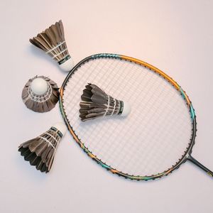 Volant de badminton léger à prix abordable en bois avec plumes d'oie noires de classe A pour l'entraînement scolaire et les clubs - Product Image 5