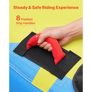Gommone Gonfiabile Trainabile in PVC per 4 Persone, Capacità 680 Libbre, Tubo Trainabile per Sport Acquatici - Product Image 4