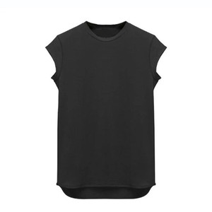 Camiseta de Manga Corta para Hombre, Cuello Redondo, 100% Algodón, Corte Regular, Color Sólido, Tejido de Punto, Liso, con Logotipo Personalizado, ODM, OEM - Product Image 5