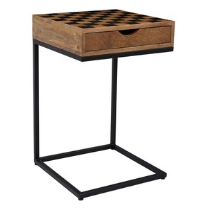 Mango Wood <b>Chess</b> <b>Table</b> Set | Minimalist Modern Design | Wholesale Handcrafted - Product Image 1