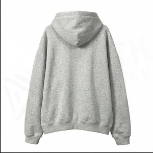 Hoodie surdimensionné élégant pour homme, design vintage délavé avec poche avant, confortable, personnalisable pour l'hiver. - Product Image 2