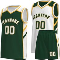 Conjunto de Camiseta y Pantalones Cortos de Baloncesto Personalizados, Ropa Deportiva con Impresión Personalizada para Clubes, Escuelas, Academias Deportivas, Secado Rápido para Verano, 100%