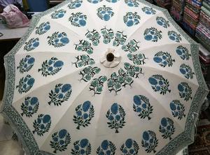 Sombrilla de Jardín Plegable de Algodón Hecha a Mano de 72 Pulgadas para Verano, Precio al por Mayor, Sombrilla Impresa, No se Aceptan Devoluciones - Product Image 2