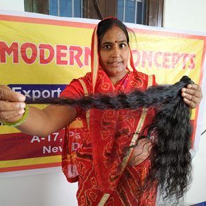 Extensiones de Cabello Humano Virgen Remy Indio al por Mayor, Crudo Sin Procesar, Ondulado, Doble Trama a Máquina, Aptas para Todos los Colores - Product Image 3