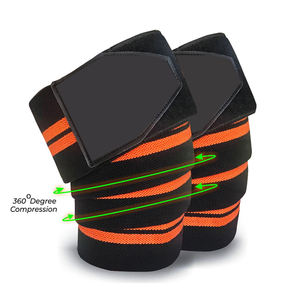 Bandes de genou réglables OEM personnalisées extra rigides et robustes pour la musculation, la force athlétique et les sports de gym - Product Image 6