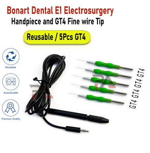Juego de 5 Electrodos Reutilizables y Autoclavables de Acero Inoxidable con Puntas Finas de Alambre Bonart Handpiece GT4 - Product Image 3
