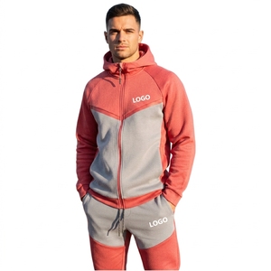 Conjunto Deportivo para Hombre, Sudadera con Capucha y Pantalones de Felpa, Logotipo Personalizado, Transpirable, para Correr - Product Image 1
