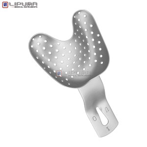 Plateau d'empreinte dentaire de qualité supérieure avec bordure S Perf. (upper, D) Acier inoxydable réutilisable autoclavable orthodontique - Product Image 3