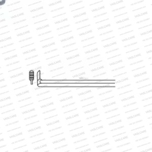 Gancho Quirúrgico de 10 cm – Instrumento de Otología ORL de Acero Inoxidable – Extracción Precisa y Remoción Segura por Vaslcare - Product Image 3
