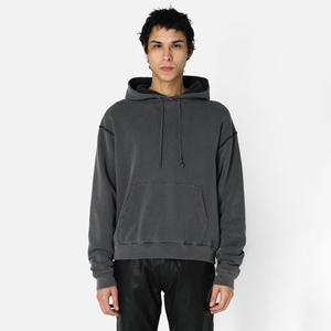 Nouveau Hoodie Vintage Délavé à l'Acide, Coupe Oversize, en Molleton de Coton Épais, Effet Délavé au Soleil, Style Streetwear, Vente en Gros OEM - Product Image 2