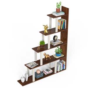 Estantería de Madera Sintética Wolabey, Estilo Escalera, con Estantes para Decoración y Exhibición - Product Image 5
