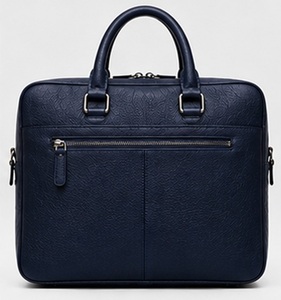 Gravs Sac souple pour ordinateur portable en cuir véritable noir, style rétro, pour hommes, travail, usage quotidien, léger, multifonctionnel, durable - Product Image 4