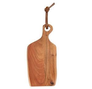 Tabla de Madera Maciza de Acacia para Pizza y Queso, Tabla para Cortar Frutas y Servir Pan con Asa, Tabla de Cortar - Product Image 1