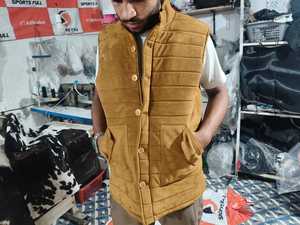 Chaleco Casual de Talla Grande para Hombre, Cuello Mao, Botones Frontales, Verano, Terciopelo y Encaje - Product Image 6