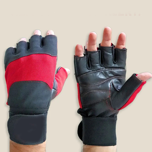 ถุงมือยกน้ำหนักแบบครึ่งนิ้ว สำหรับออกกำลังกาย พาวเวอร์ลิฟติ้ง ฟิตเนส เหมาะสำหรับผู้หญิงและผู้ชาย ทนทาน - Product Image 2