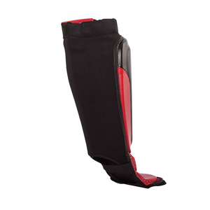 Protège-tibias en cuir personnalisé de haute qualité avec logo pour MMA, Karaté, Muay Thai, Boxe, avec protection hivernale - Product Image 1